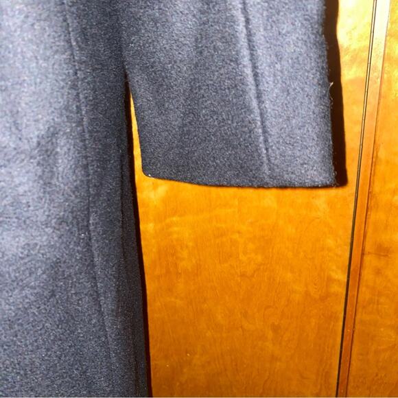 Vintage David Benjamin Women's Black 100% Wool Mid-Long Sleeve Lined Coat Size 8 - Picture 7 of 10